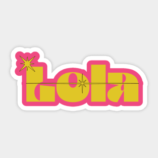 Lola 1 Sticker